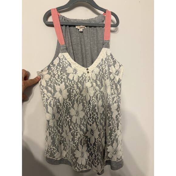 Women's Floral Blouse rewind  Size Medium Lightweight Top Loft Sleeveless Blouse - Picture 5 of 6